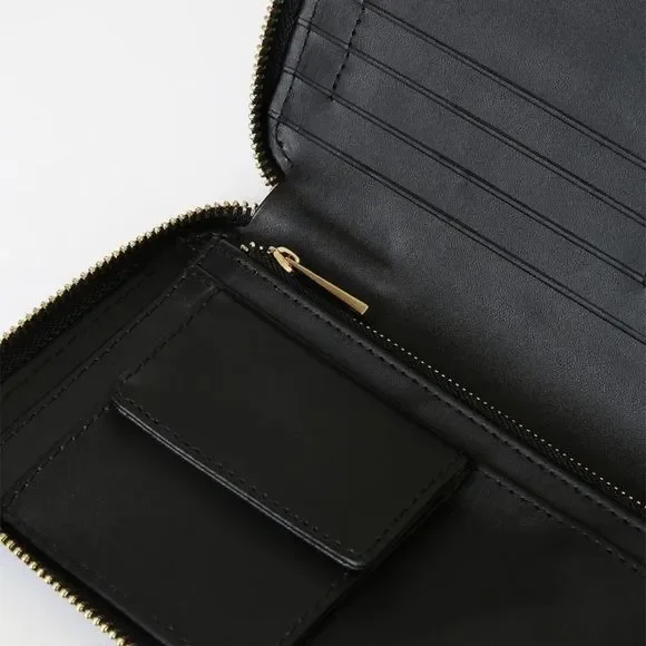 Lulu’s Ready, Set, Go! Black Zip Wallet. NWT - Picture 3 of 5